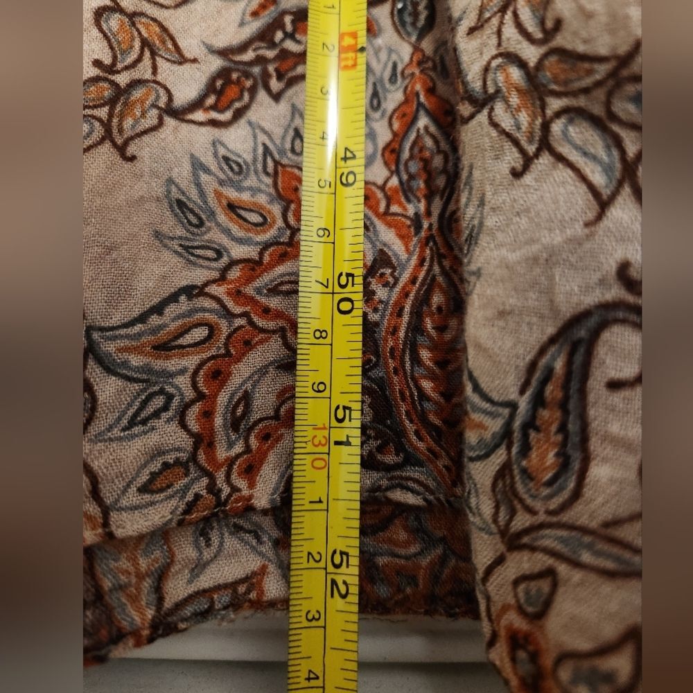 Zara Womes Paisley Print Maxi Dress Size XS Boho! Festival! - Picture 7 of 8